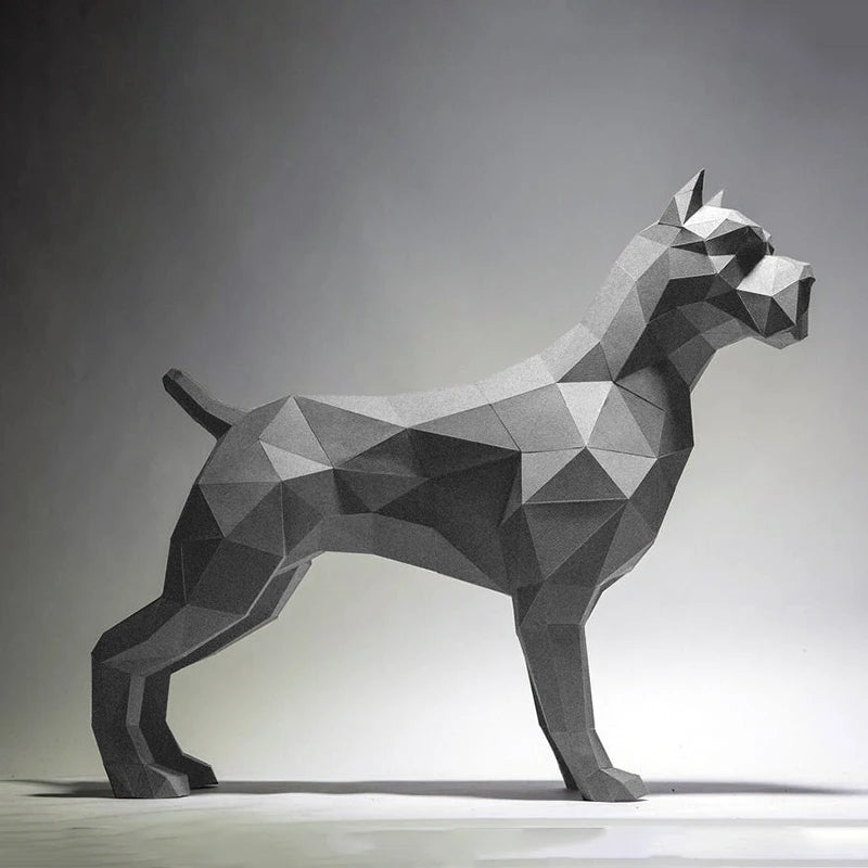 DIY 3D Paper Papercraft Kit – UrbanFolds Papercraft Kit – DIY papercraft kit, angle view