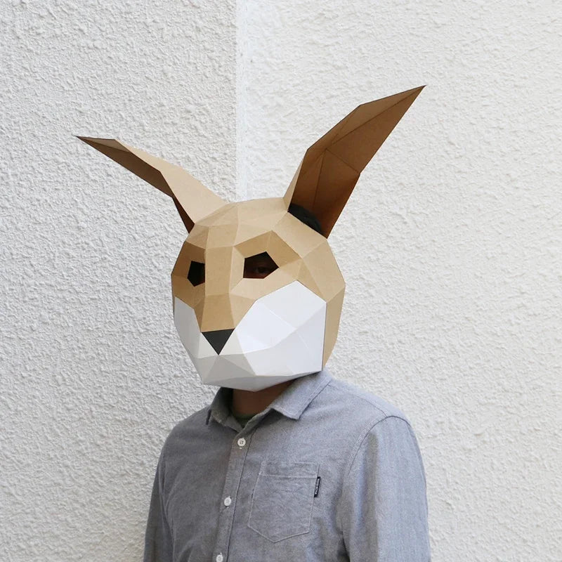DIY 3D Paper Papercraft Kit – UrbanFolds Papercraft Kit – DIY papercraft kit, front view