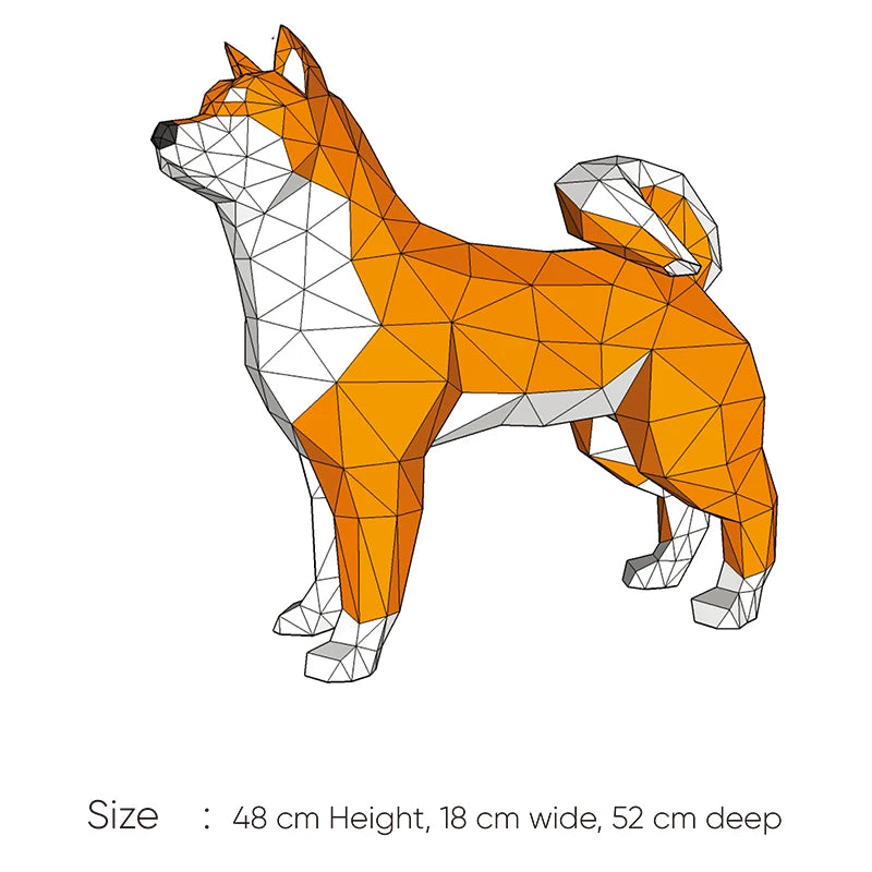 DIY 3D Paper Papercraft Kit – UrbanFolds Papercraft Kit – DIY papercraft kit, in use