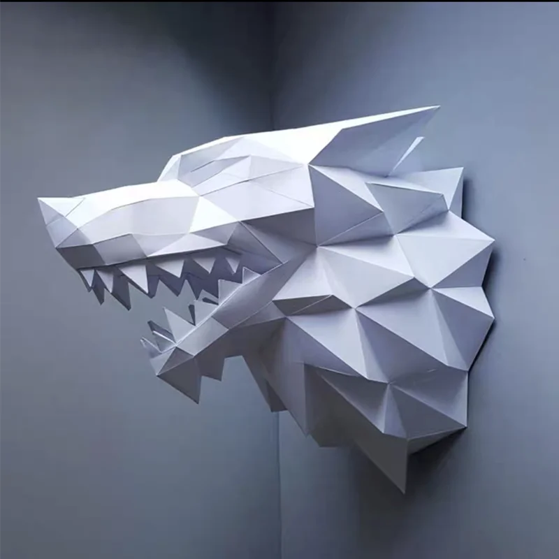 DIY 3D Paper Papercraft Kit – UrbanFolds Papercraft Kit – DIY papercraft kit, in use