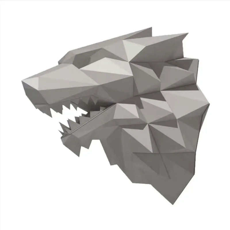 DIY 3D Paper Papercraft Kit – UrbanFolds Papercraft Kit – DIY papercraft kit, front view
