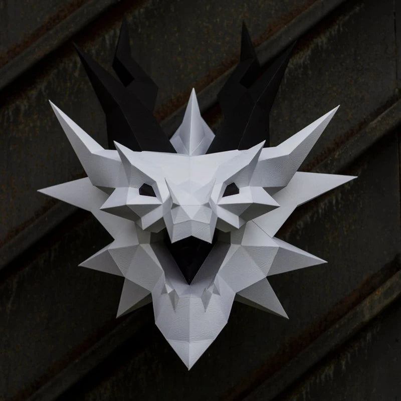 DIY 3D Paper Papercraft Kit – UrbanFolds Papercraft Kit – DIY papercraft kit, angle view