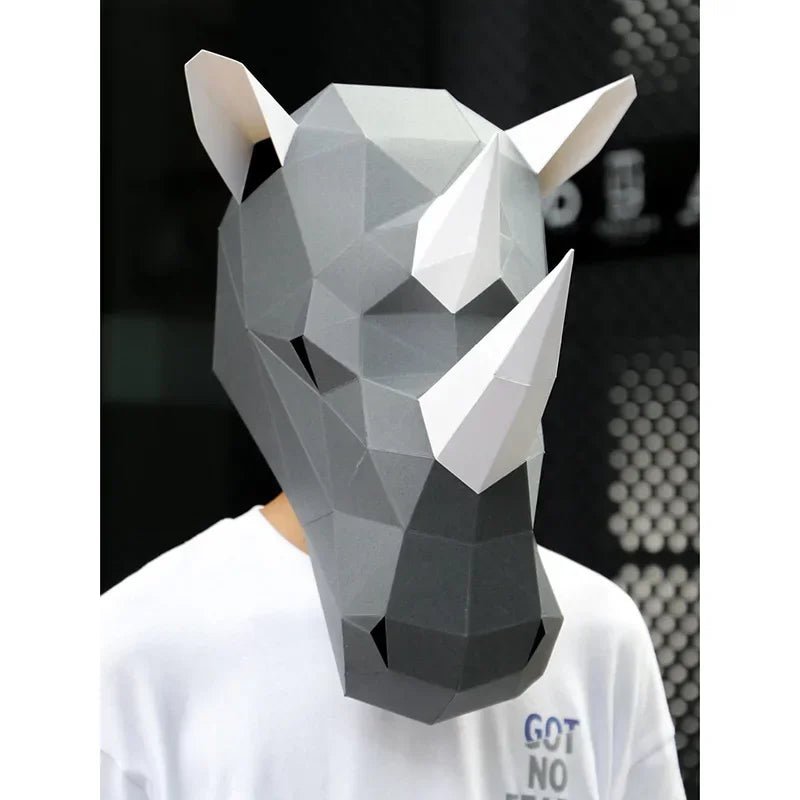 DIY 3D Paper Papercraft Kit – UrbanFolds Papercraft Kit – DIY papercraft kit, in use