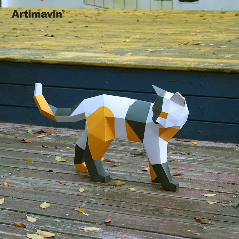 DIY 3D Paper Papercraft Kit – UrbanFolds Papercraft Kit – DIY papercraft kit, detail