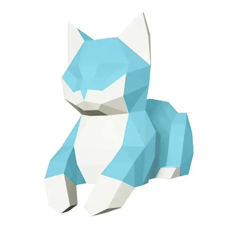 DIY 3D Paper Papercraft Kit – UrbanFolds Papercraft Kit – DIY papercraft kit, front view
