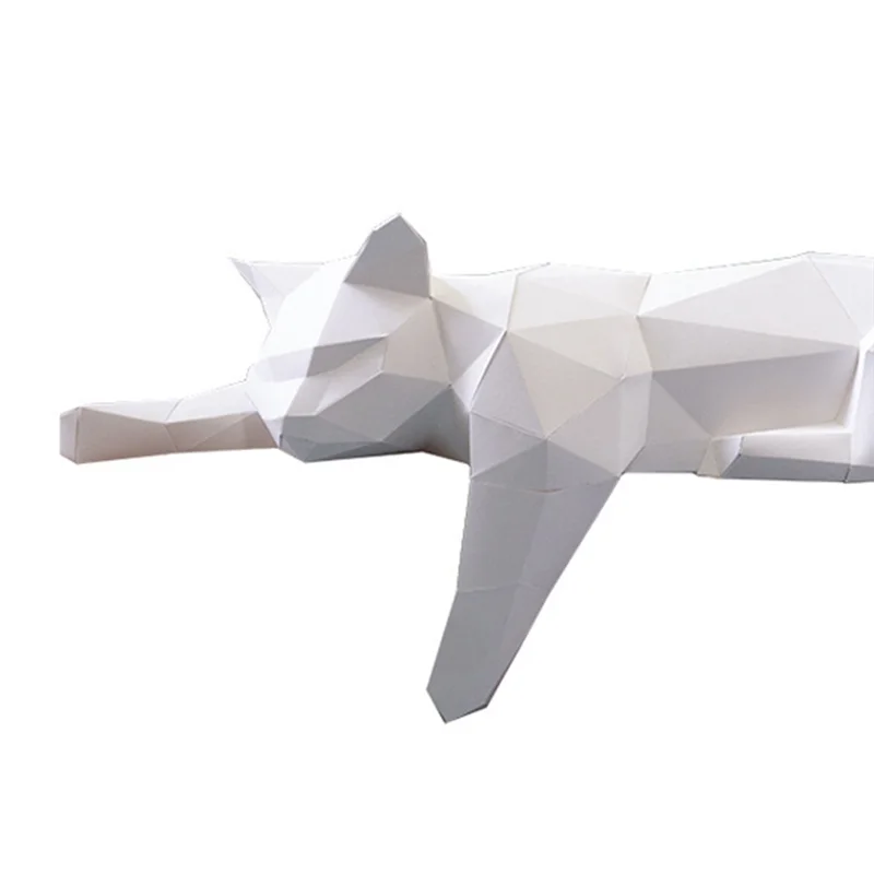 DIY 3D Paper Papercraft Kit – UrbanFolds Papercraft Kit – DIY papercraft kit, front view