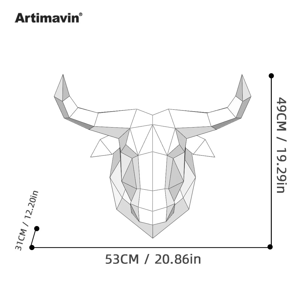 DIY 3D Paper Papercraft Kit – UrbanFolds Papercraft Kit – DIY papercraft kit, in use