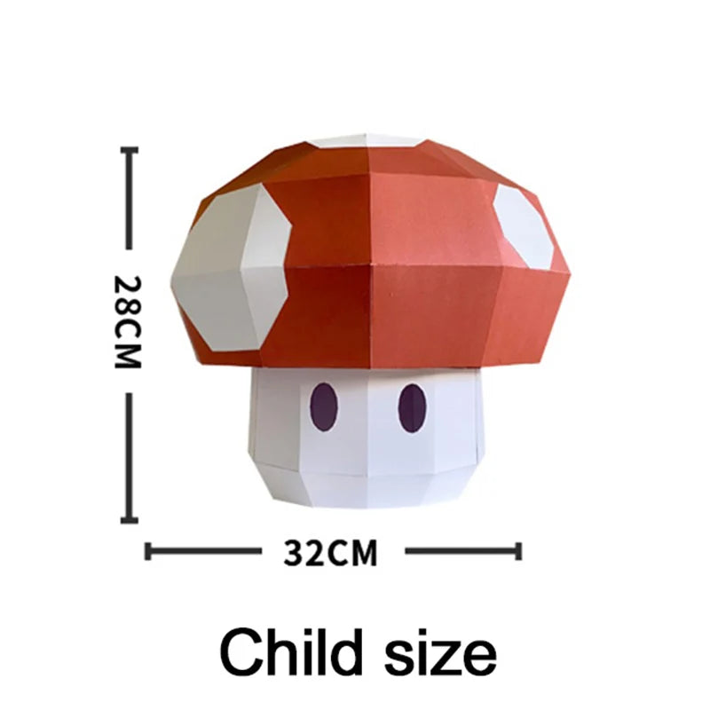 DIY 3D Paper Papercraft Kit – UrbanFolds Papercraft Kit – DIY papercraft kit, front view