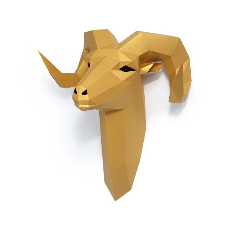 DIY 3D Paper Papercraft Kit – UrbanFolds Papercraft Kit – DIY papercraft kit, front view