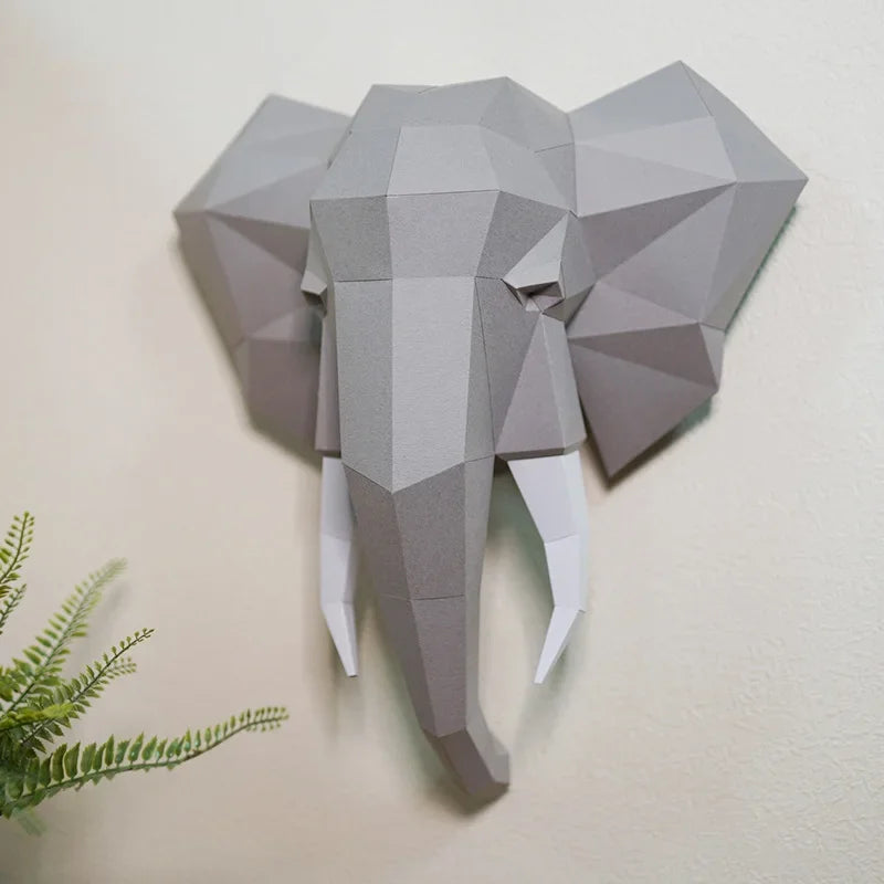 DIY 3D Paper Papercraft Kit – UrbanFolds Papercraft Kit – DIY papercraft kit, angle view