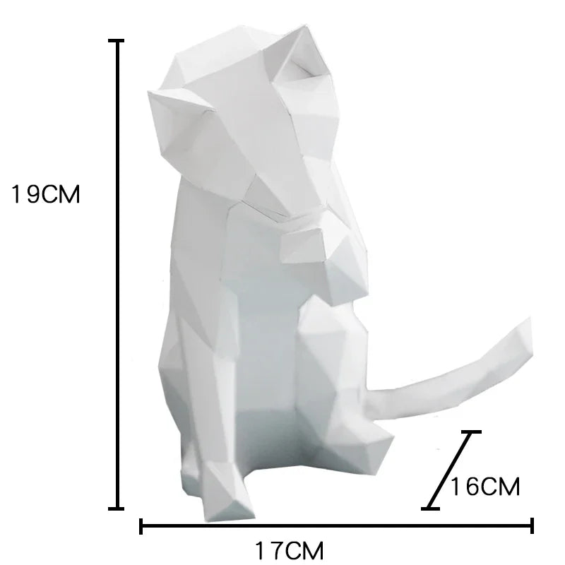 DIY 3D Paper Papercraft Kit – UrbanFolds Papercraft Kit – DIY papercraft kit, front view