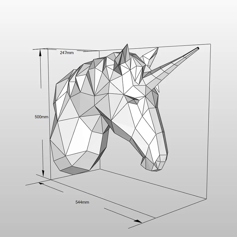 DIY 3D Paper Papercraft Kit – UrbanFolds Papercraft Kit – DIY papercraft kit, in use