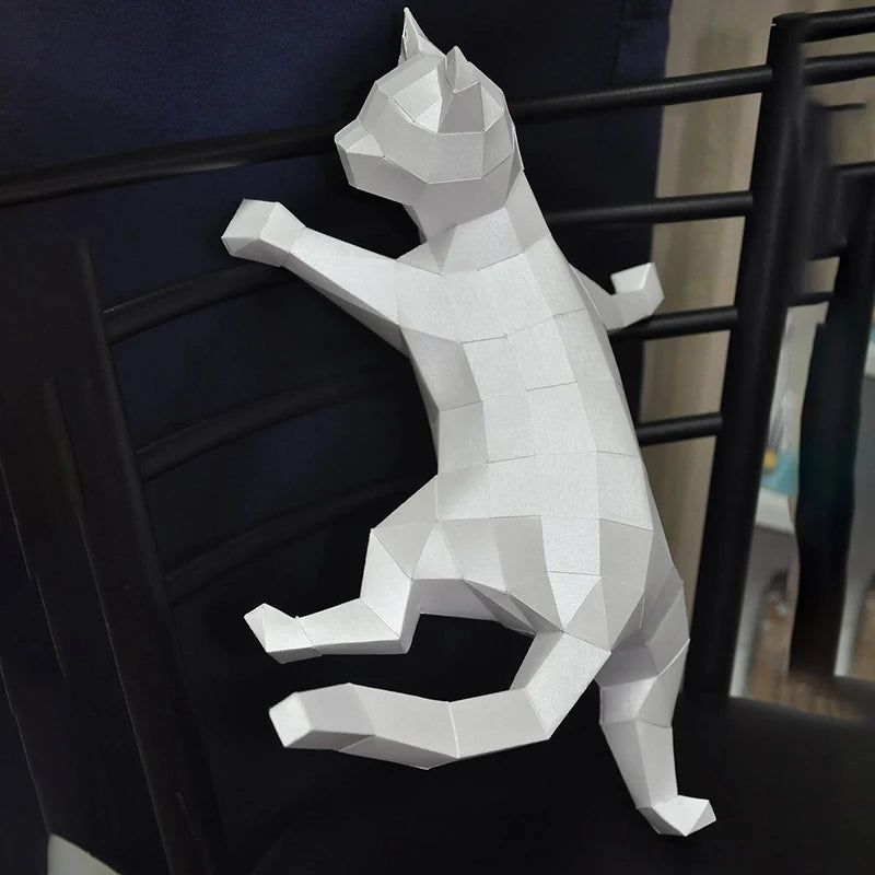 DIY 3D Paper Papercraft Kit – UrbanFolds Papercraft Kit – DIY papercraft kit, front view