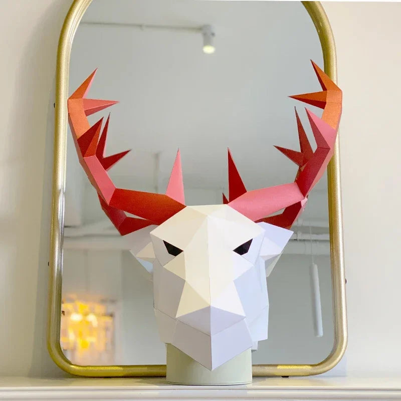DIY 3D Paper Papercraft Kit – UrbanFolds Papercraft Kit – DIY papercraft kit, package contents