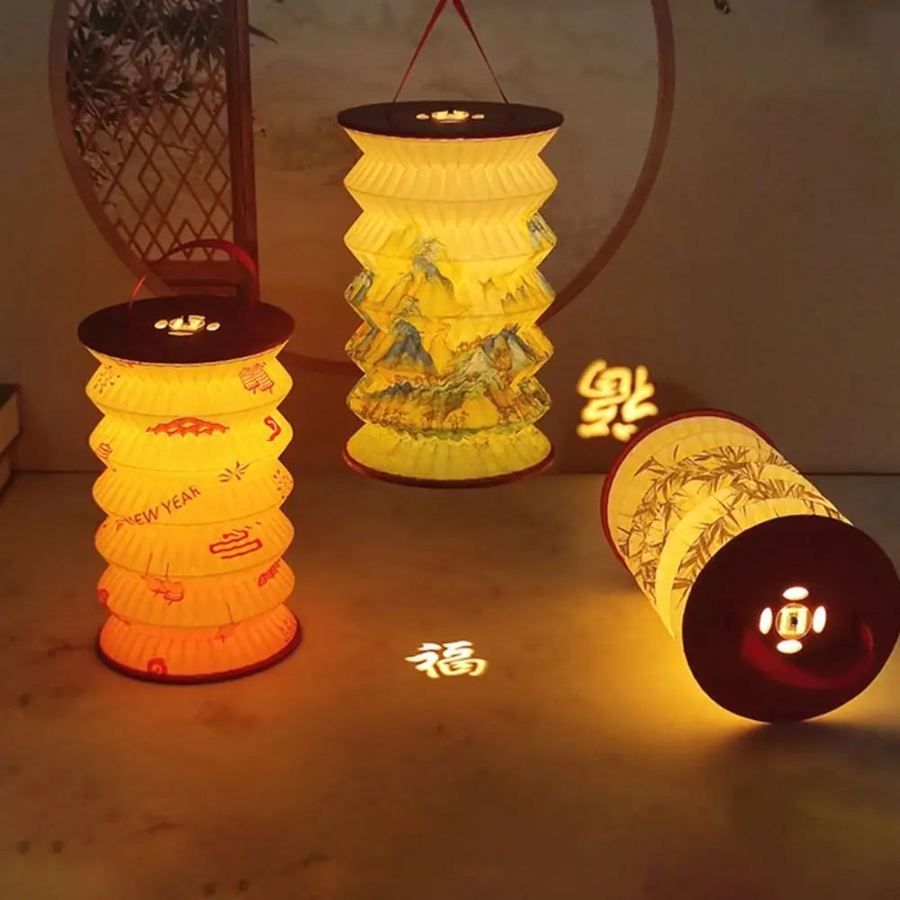 Modern Paper Modern Modern Projected Mid-Autumn Festival s Foldable Hanging ative Flower Traditional Chinese Christmas – F...