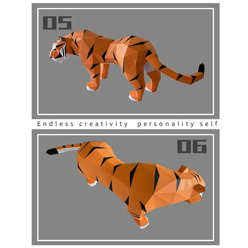 DIY 3D Paper Papercraft Kit – UrbanFolds Papercraft Kit – DIY papercraft kit, detail