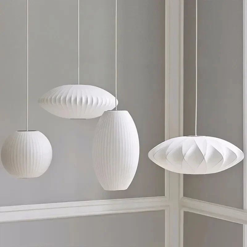 DIY 3D Paper Nordic Nielsen Silk Chandelier Bubble Imitation Silk Japanese Restaurant Chinese Restaurant Store Bubble Ligh...