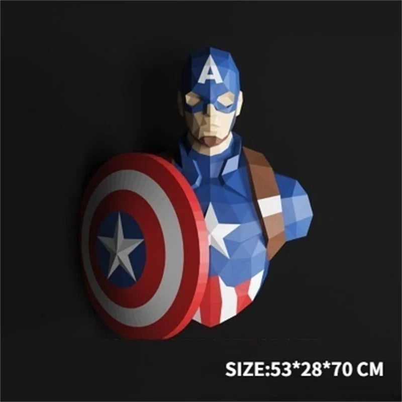 DIY 3D Paper Papercraft Kit – UrbanFolds Papercraft Kit – DIY papercraft kit, front view