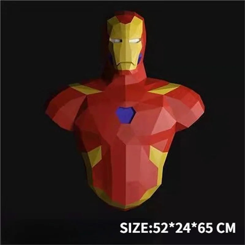 DIY 3D Paper Papercraft Kit – UrbanFolds Papercraft Kit – DIY papercraft kit, front view